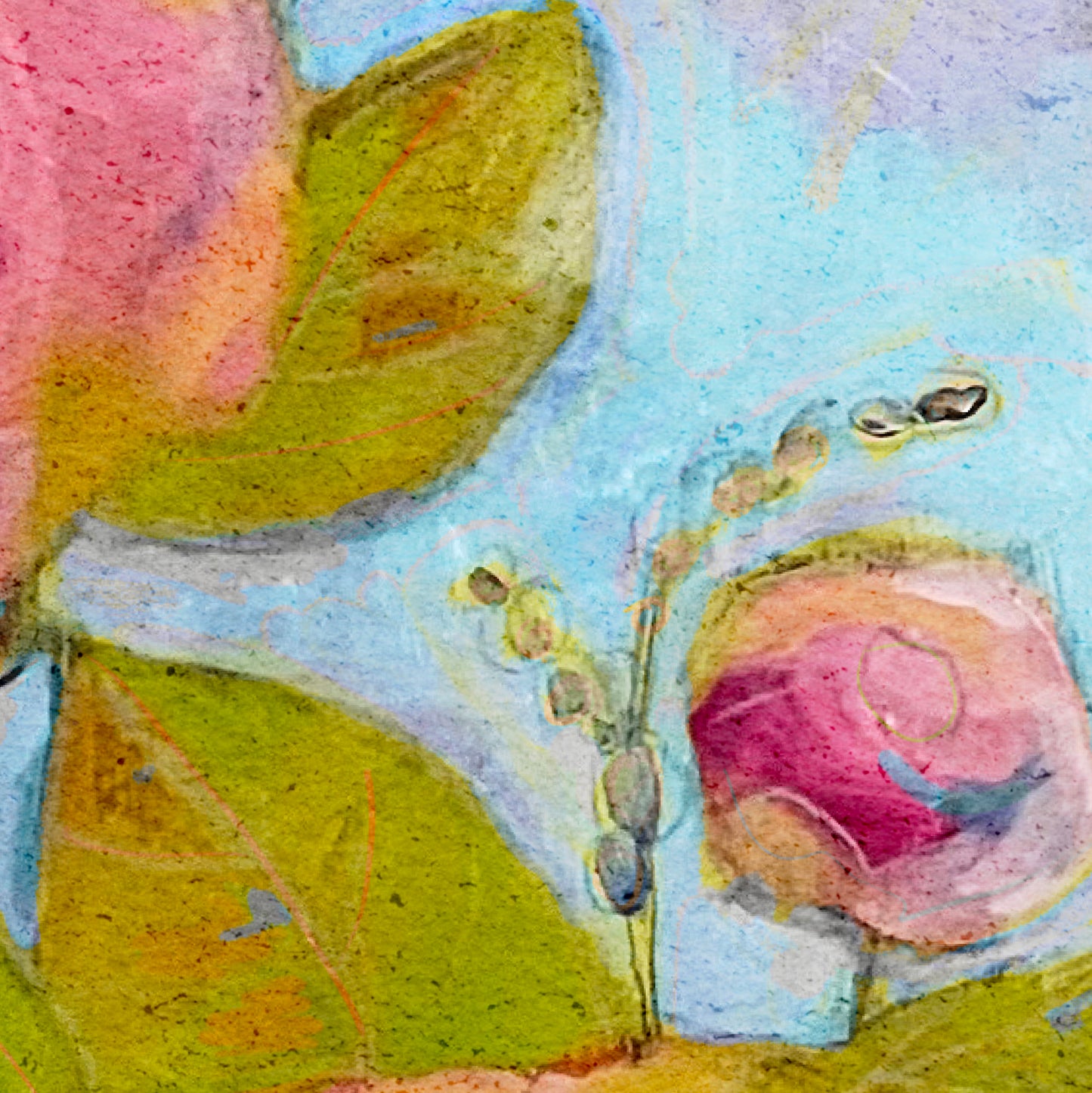 Camelia Fun - Botanical Fine Art Print