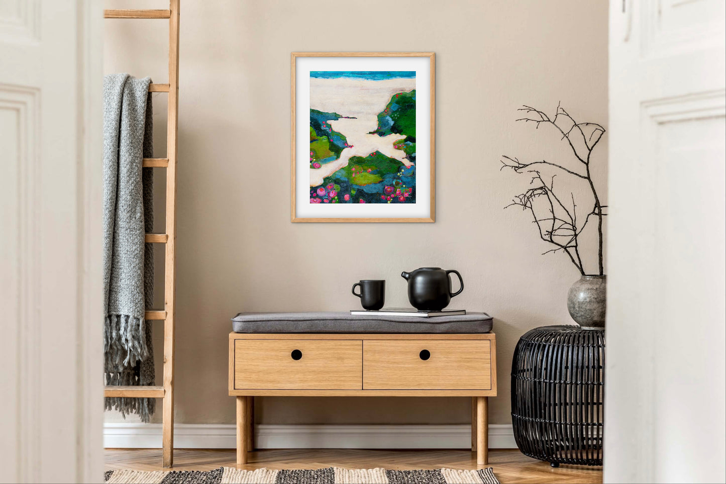 The Coast is Clear — Abstract Coastal Landscape Art Print