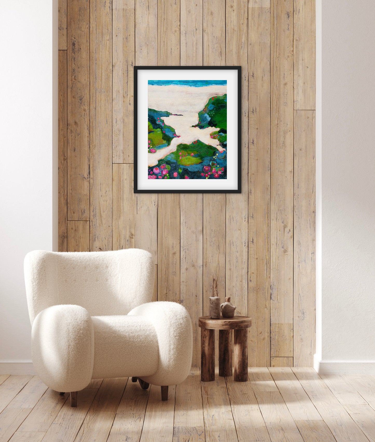 The Coast is Clear — Abstract Coastal Landscape Art Print