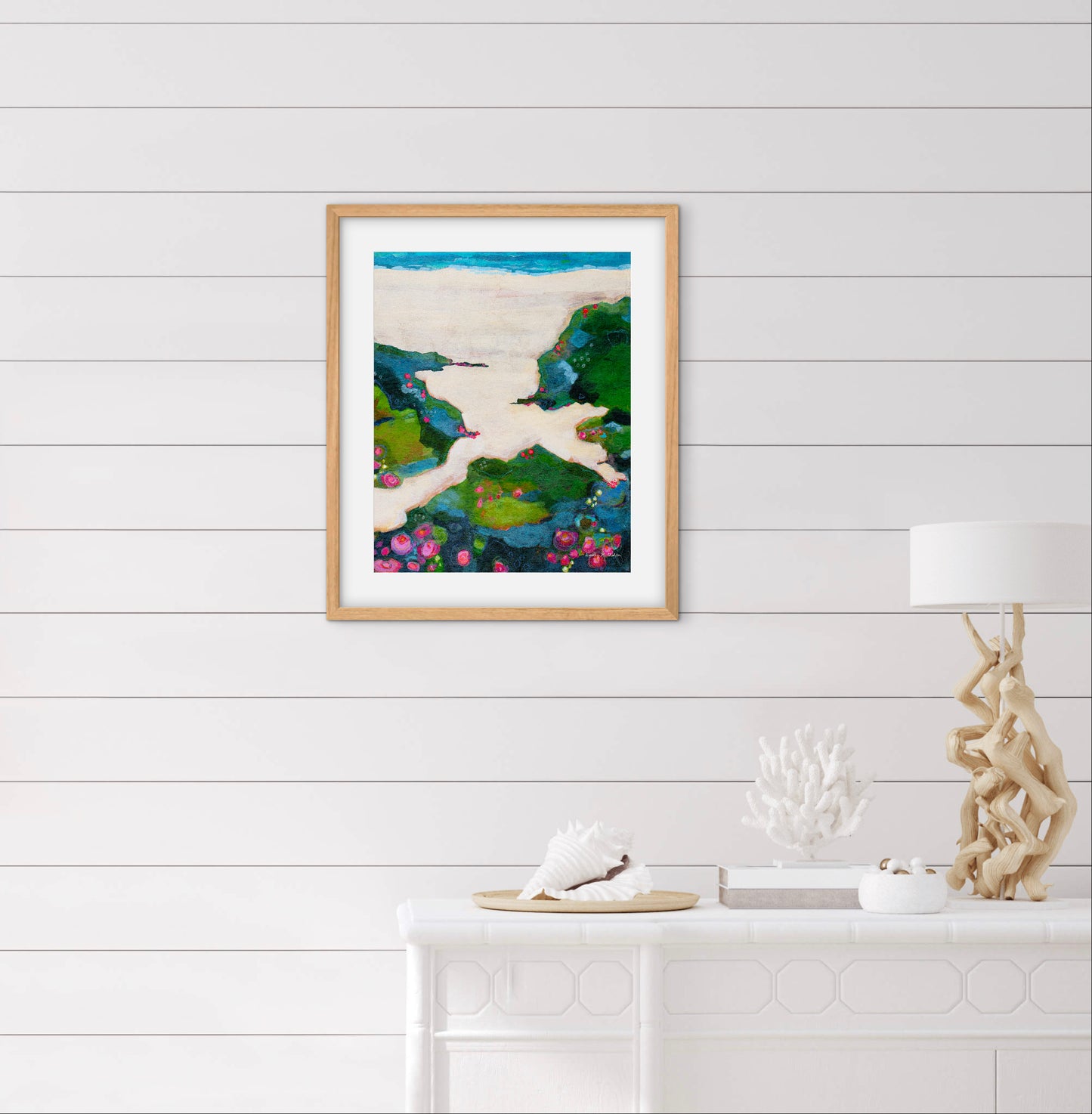 The Coast is Clear — Abstract Coastal Landscape Art Print