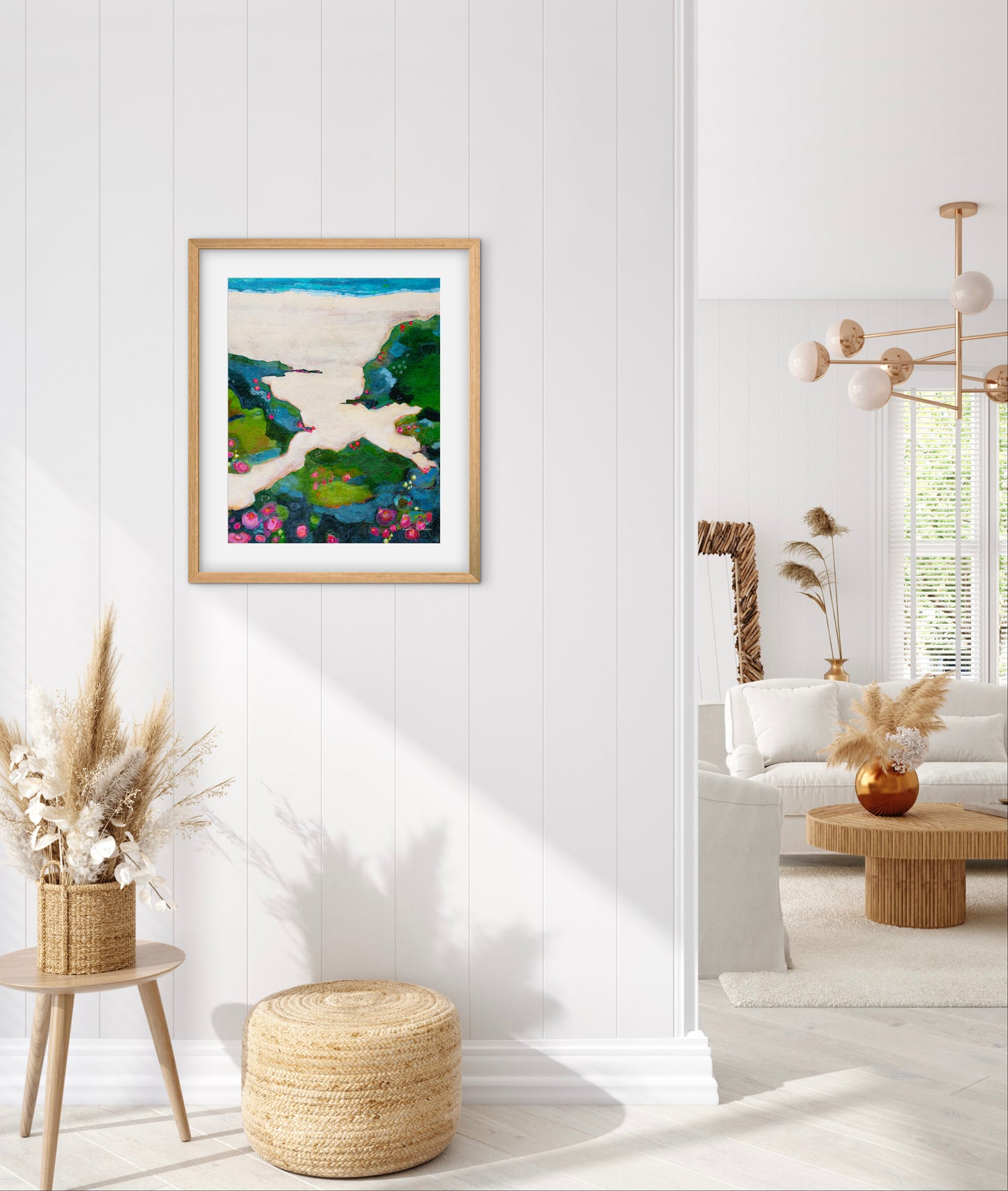 The Coast is Clear — Abstract Coastal Landscape Art Print