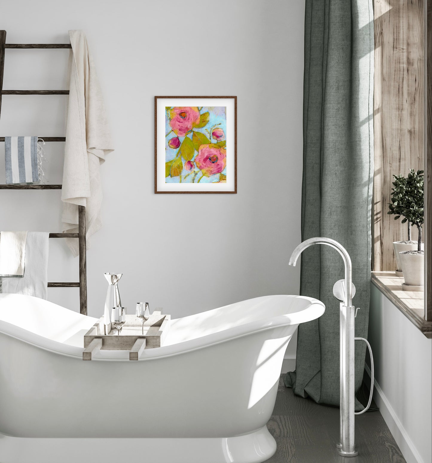 Camelia Fun - Botanical Fine Art Print