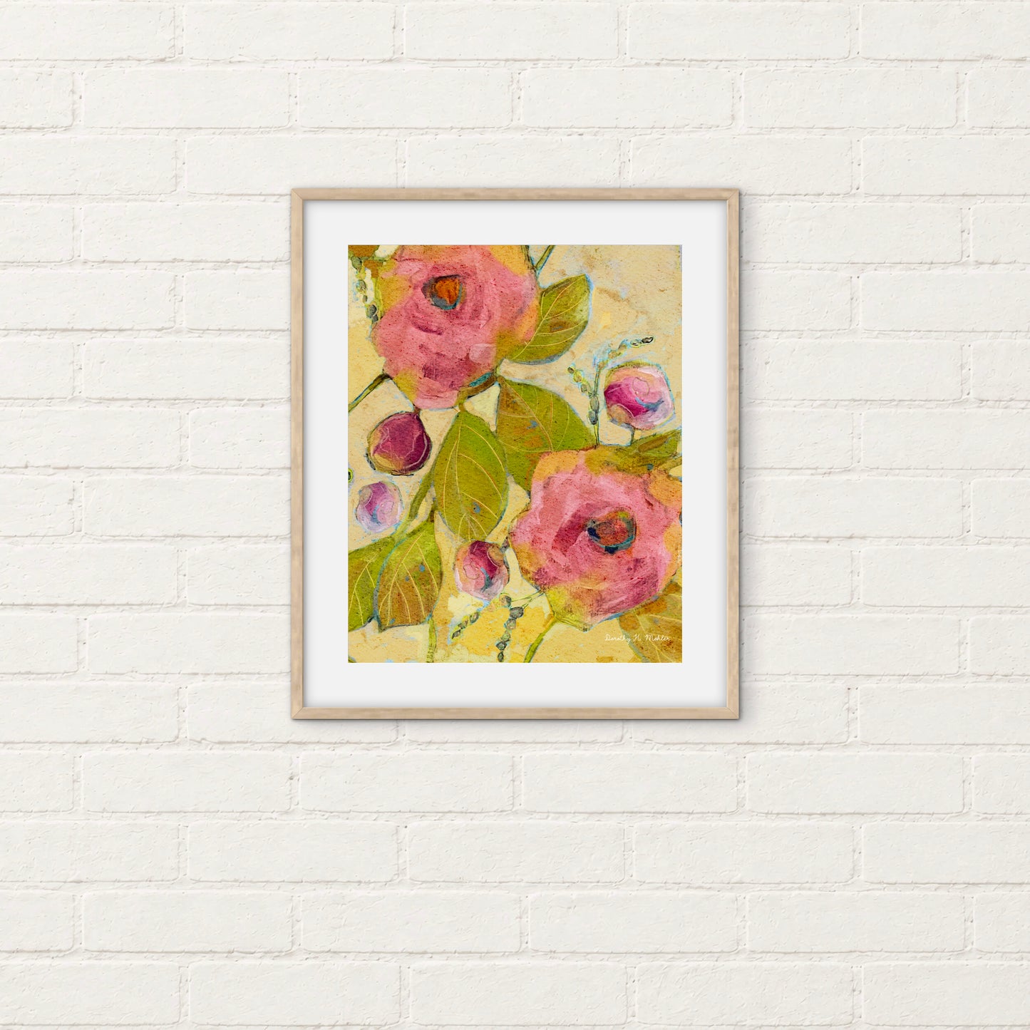 Camelia Fun - Botanical Fine Art Print