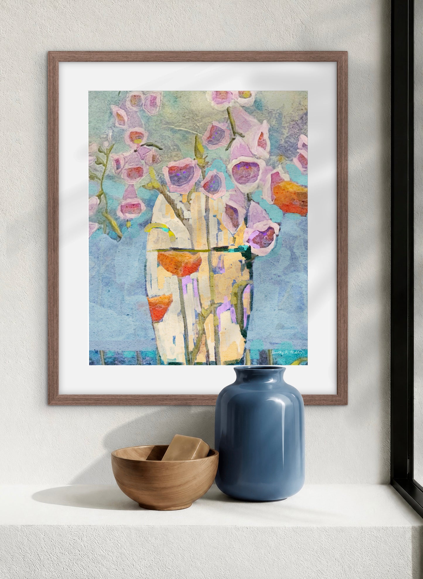 The Thrifted Vase - Botanical Wall Art - contemporary floral fine art