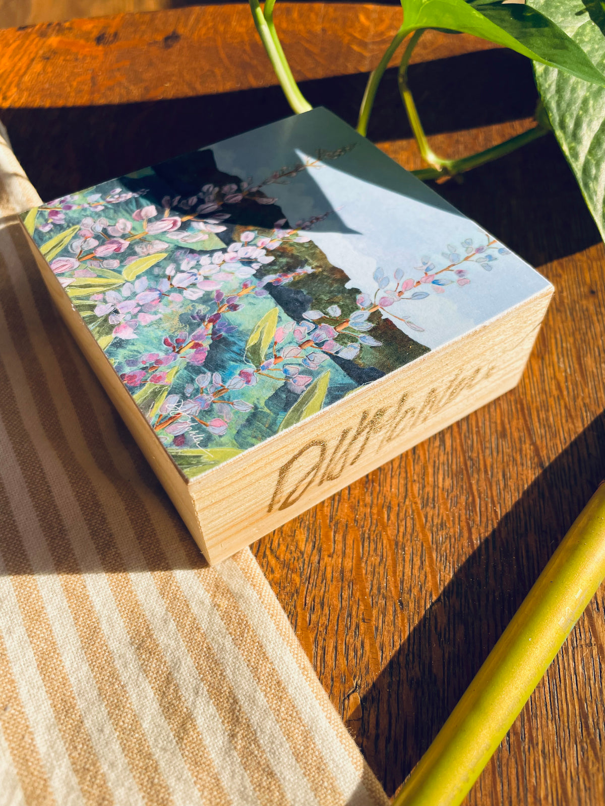 Tall Order - Wood Block Print | Lupine Wall Art