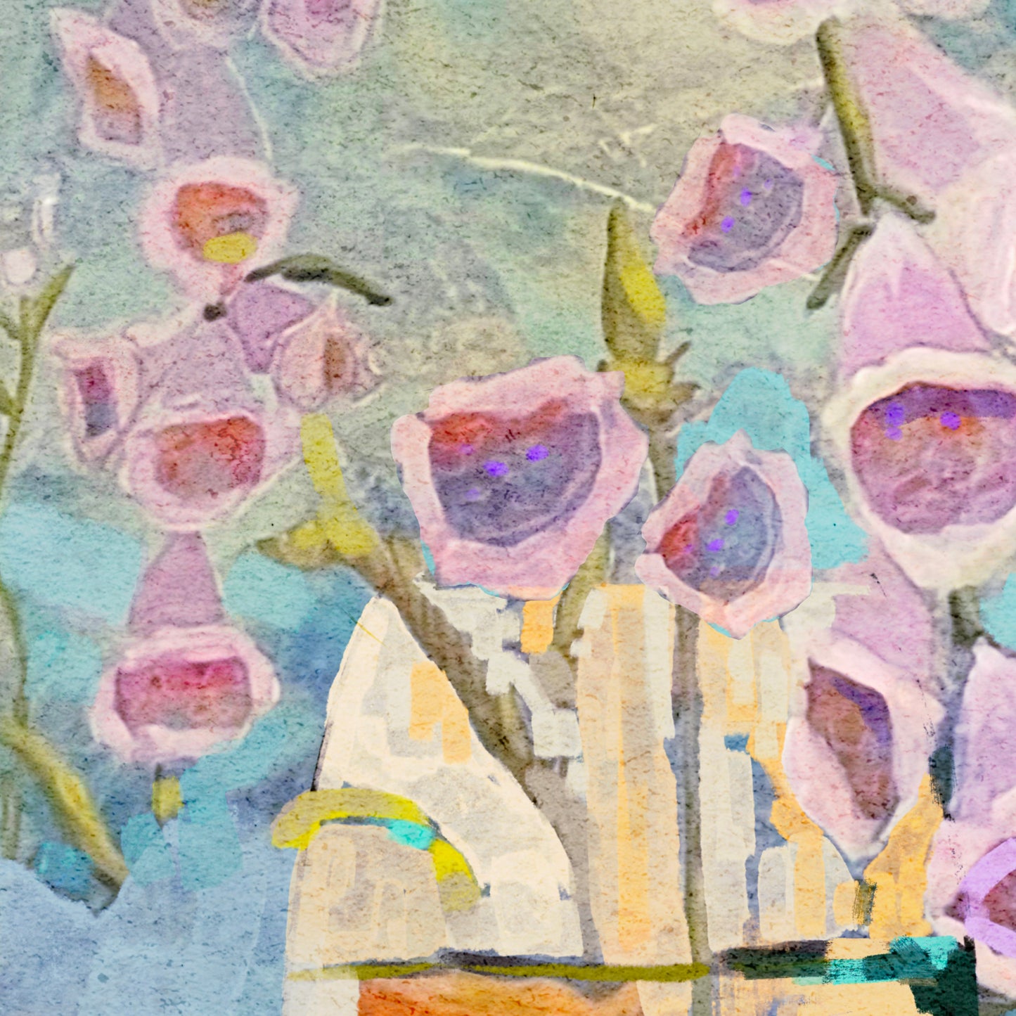 The Thrifted Vase - Botanical Wall Art - contemporary floral fine art